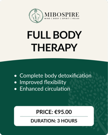 Full Body Therapy (Back, Legs, Upper Chest , Shoulders , Abs optional) (I)